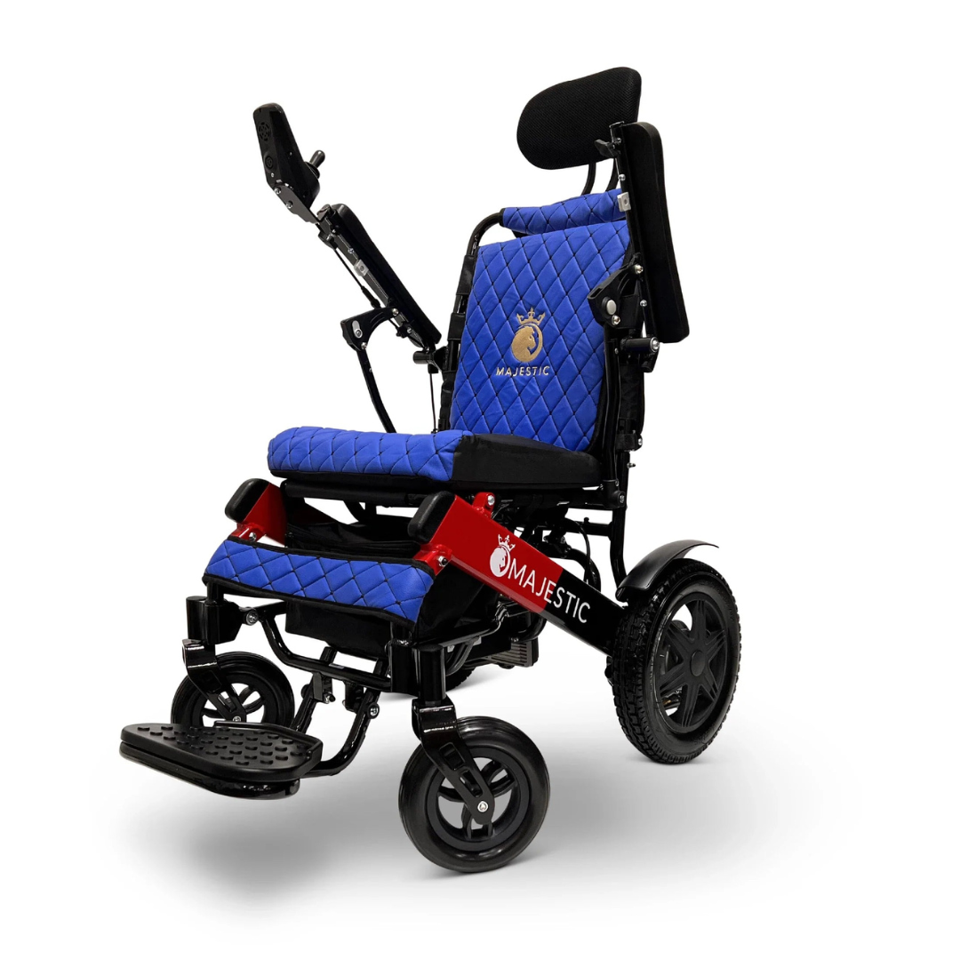 ComfyGo MAJESTIC IQ-9000 Lightweight Folding Power Wheelchair - Blowout Sale - Senior.com Power Chairs
